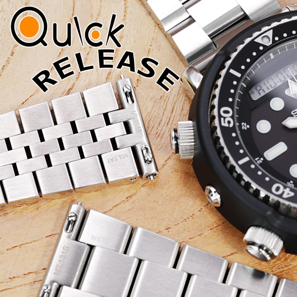 Quick Release Metal Bracelets