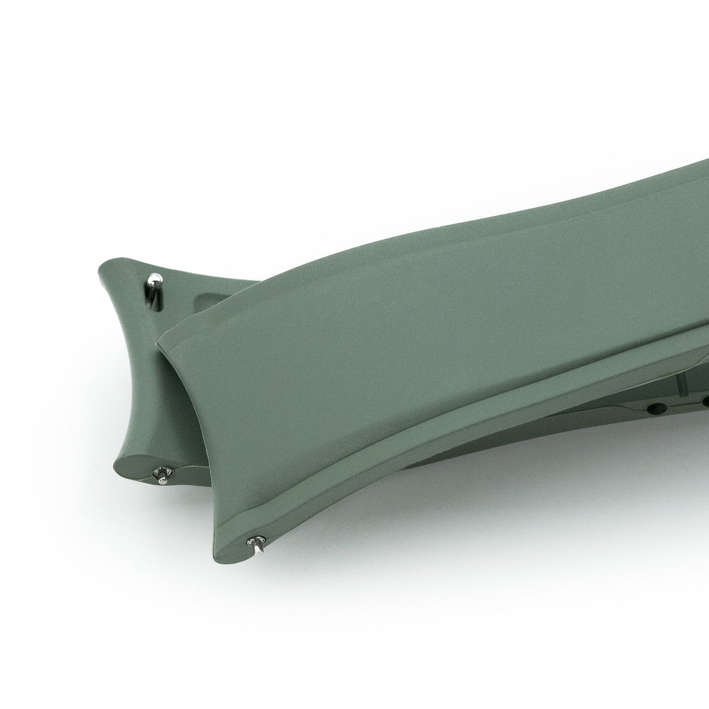 Crafter Blue - CX03 Oliver Green Quick Release Flexi-Curved FKM Rubber Watch Strap