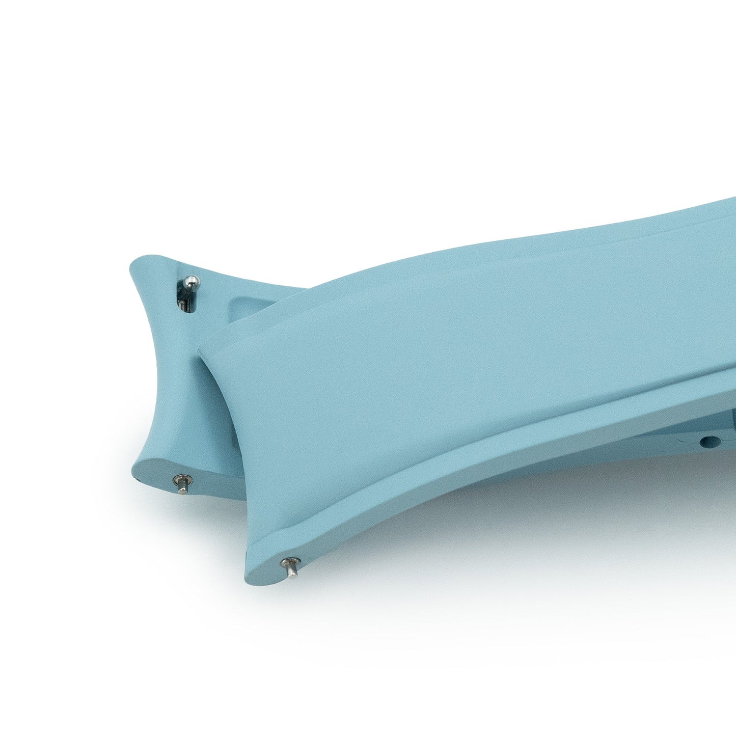Crafter Blue - CX03 Baby Blue Quick Release Flexi-Curved FKM Rubber Watch Strap