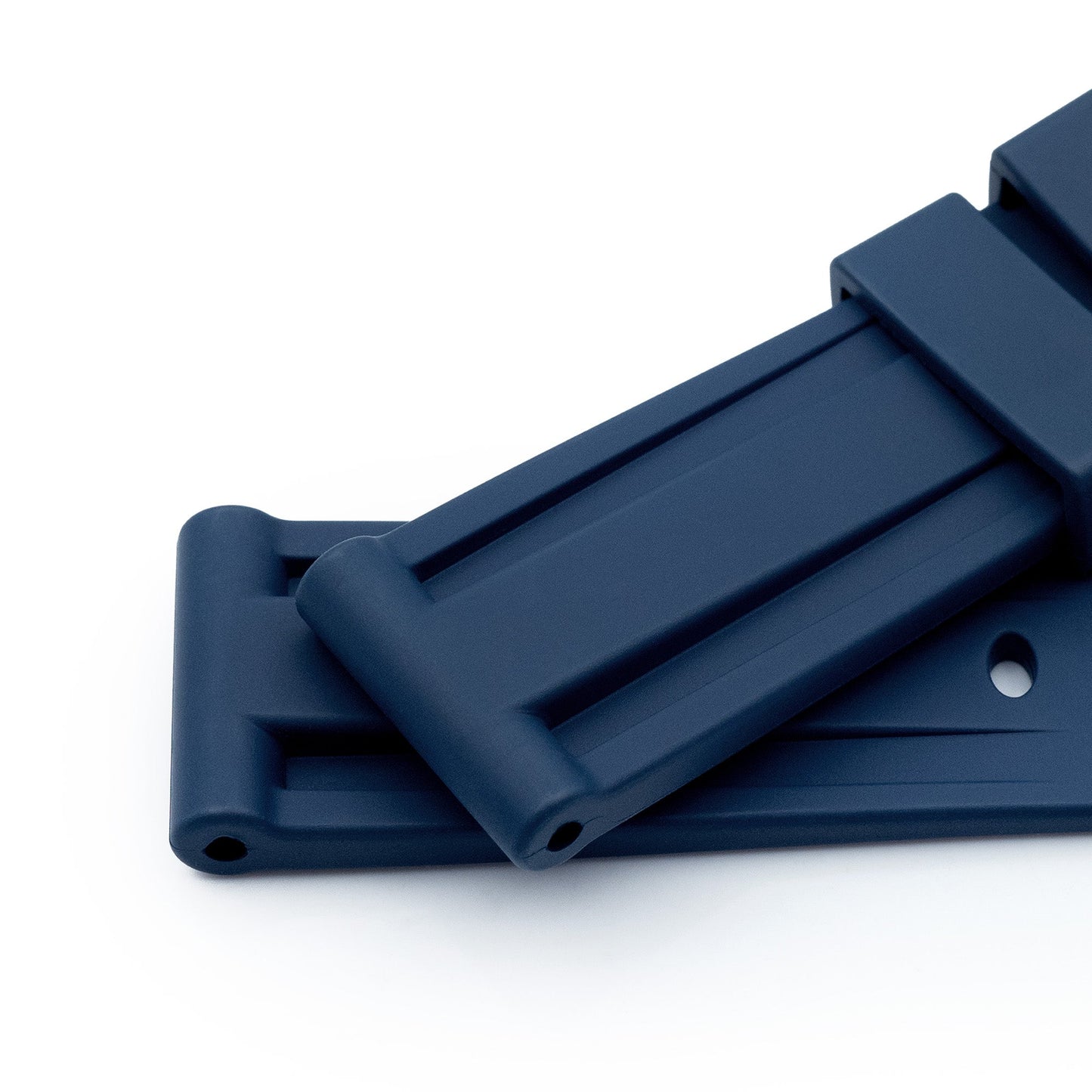 24mm FKM30 Blue Rubber Watch Band