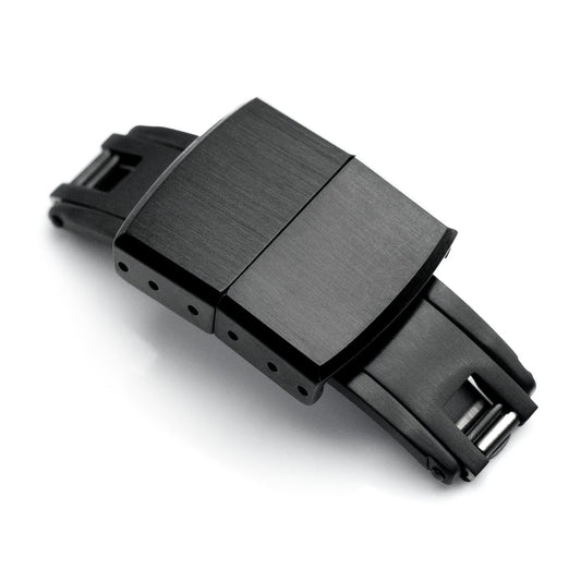 16mm Deployment Buckle / Butterfly Watch Clasp, Diamond-like Carbon (DLC coating)