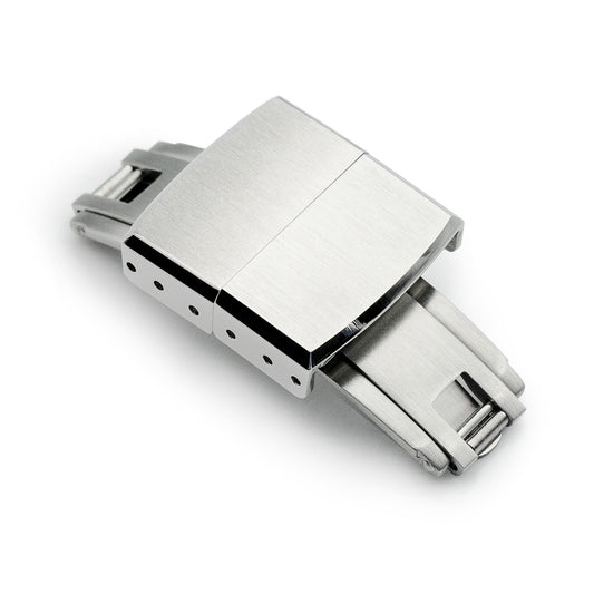 16mm or 18mm Deployment Buckle / Butterfly Watch Clasp, Brushed