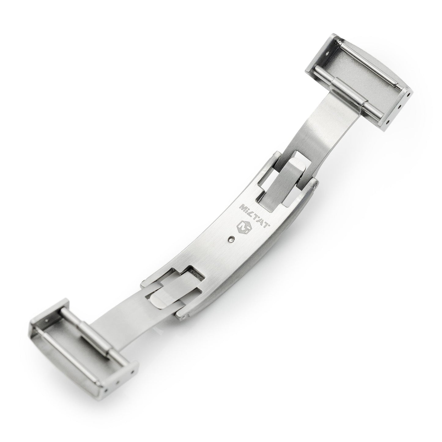 16mm or 18mm Deployment Buckle / Butterfly Watch Clasp, Brushed