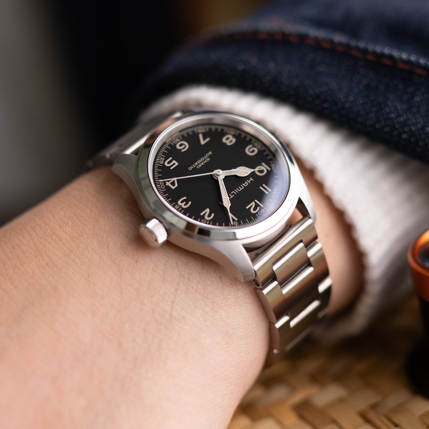 20mm or 22mm Super-O2 (Pull-Twist) QR Watch Band Straight End Quick Release, Brushed Slinea Clasp