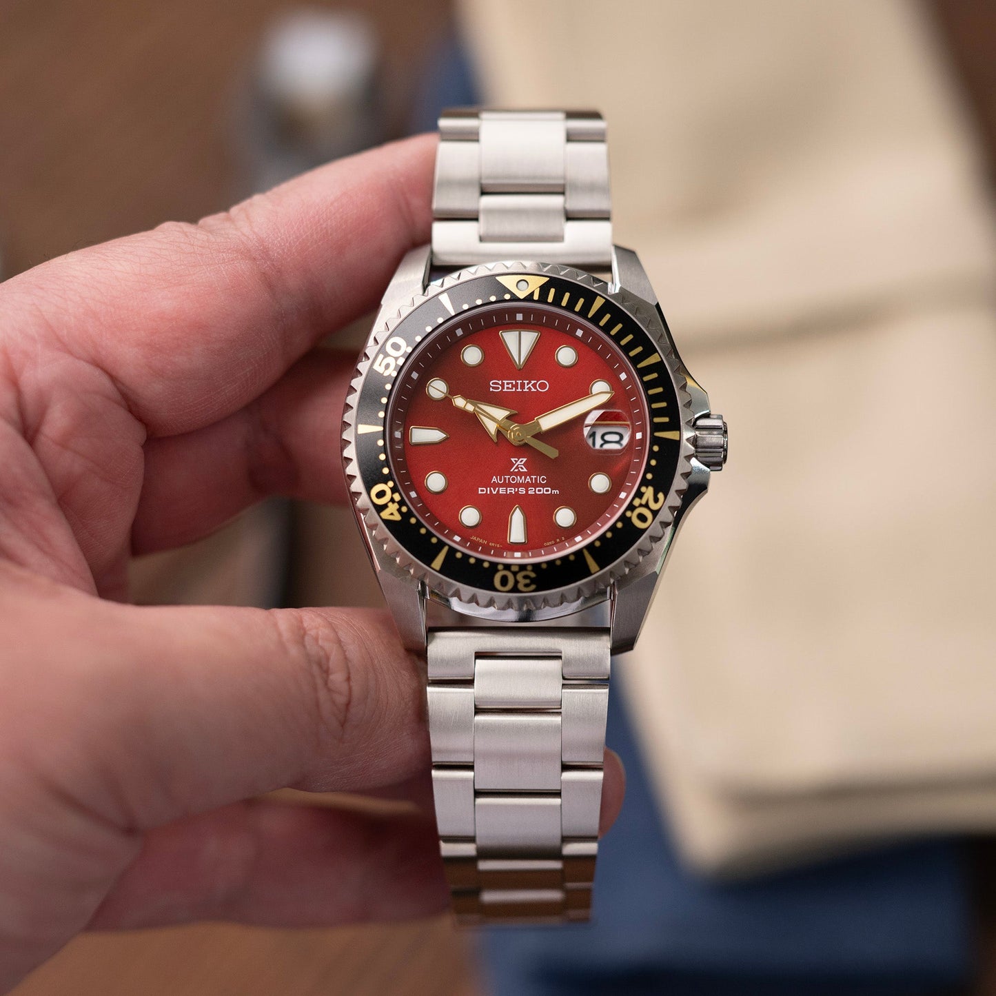 20mm or 22mm Super-O2 (Pull-Twist) QR Watch Band Straight End Quick Release, Brushed Slinea Clasp