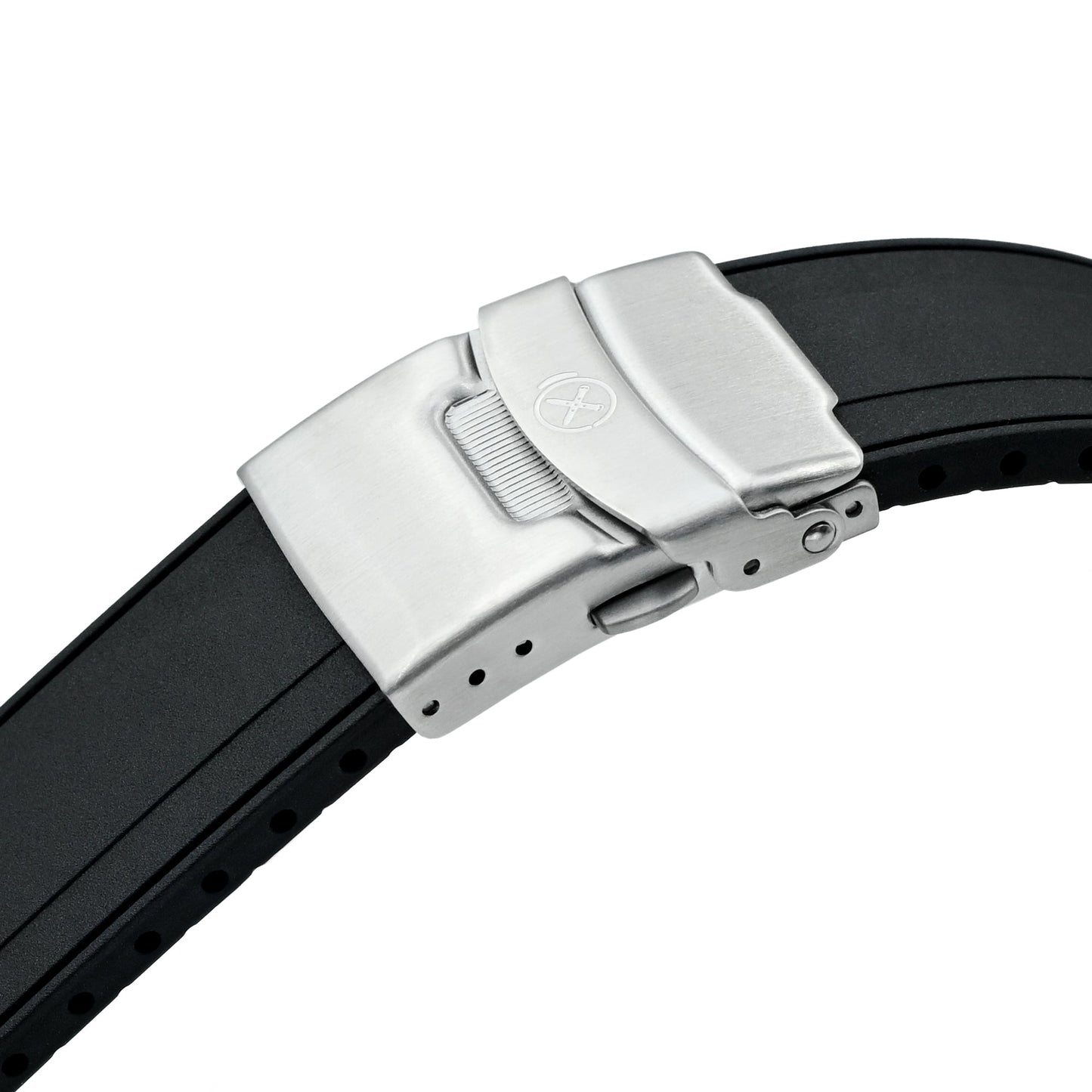 StrapXPro - STX1A Rubber Strap for Seiko Prospex New Turtles SRP777 and King Turtles SRPF77, Black