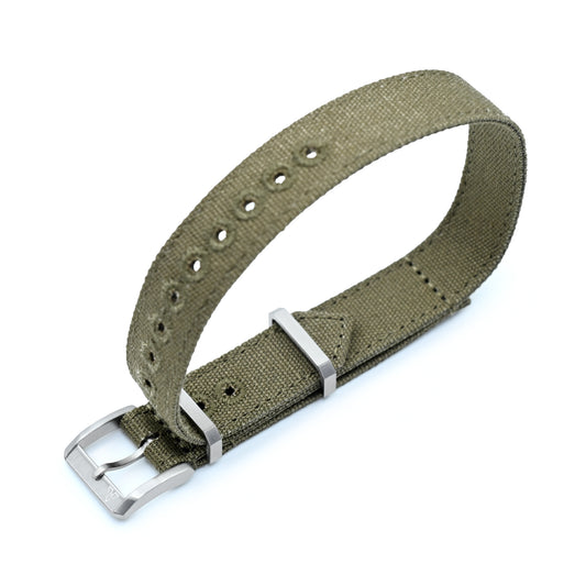 Olive Drab 16mm Canvas One-piece by HAVESTON, Brushed