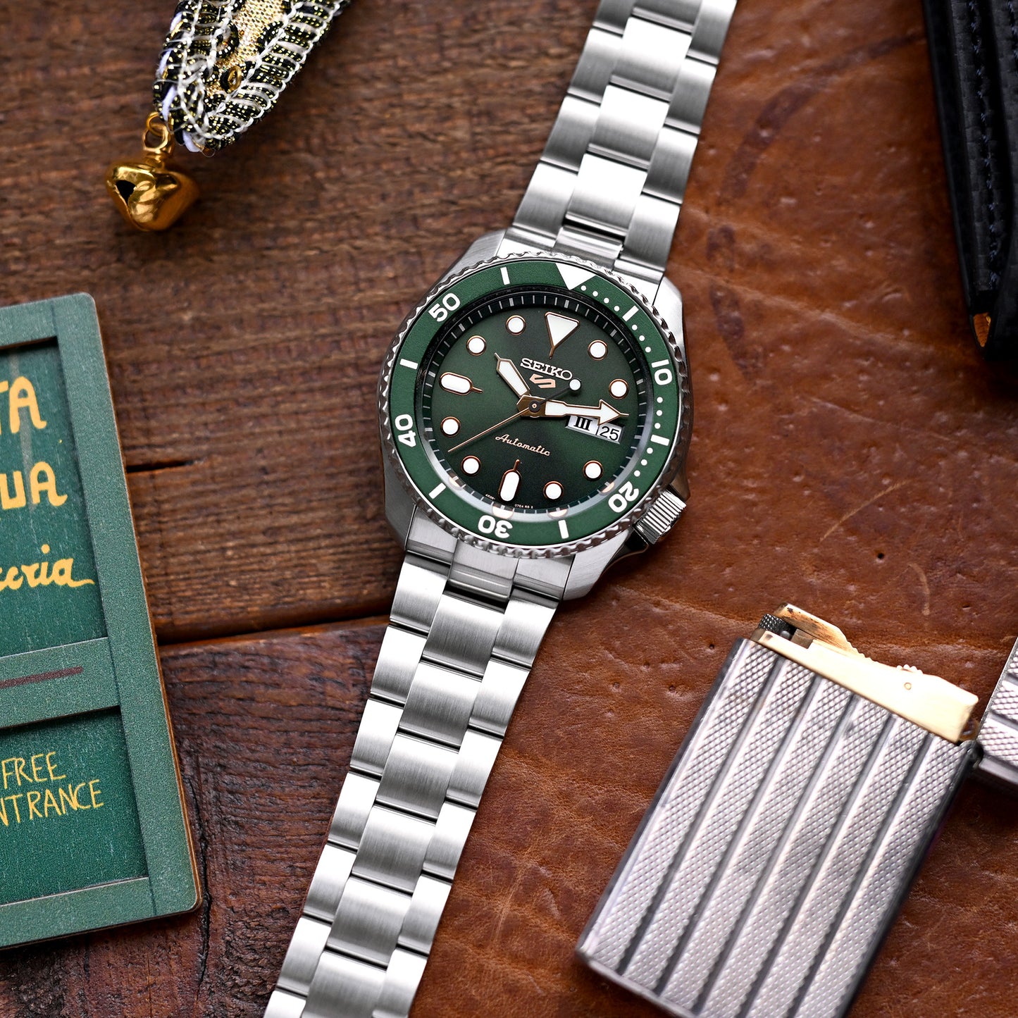 Super-O Boyer for Seiko 5 Sports 42.5mm V-Clasp, Brushed