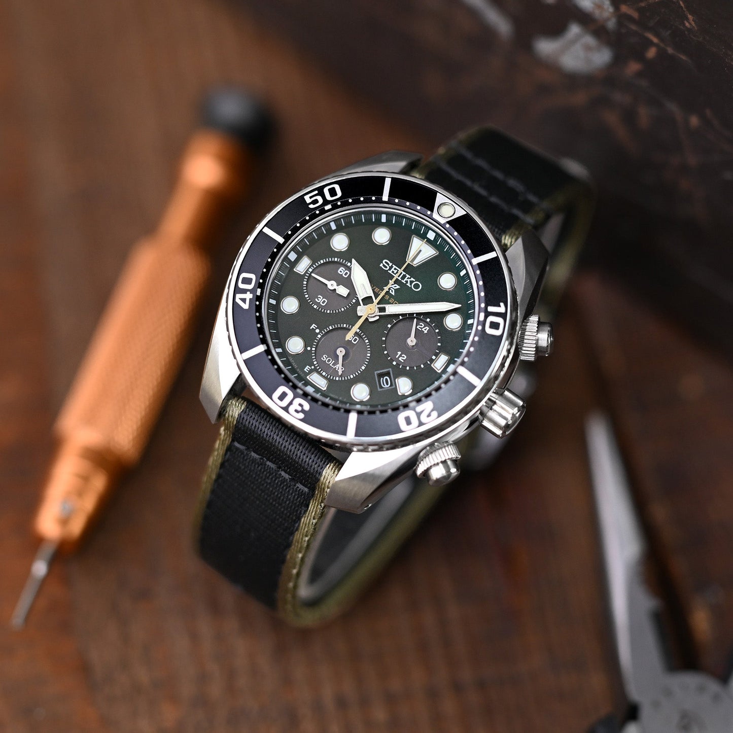 Seiko Prospex Solar Chronograph SSC807 , 140th Anniversary Limited Edition