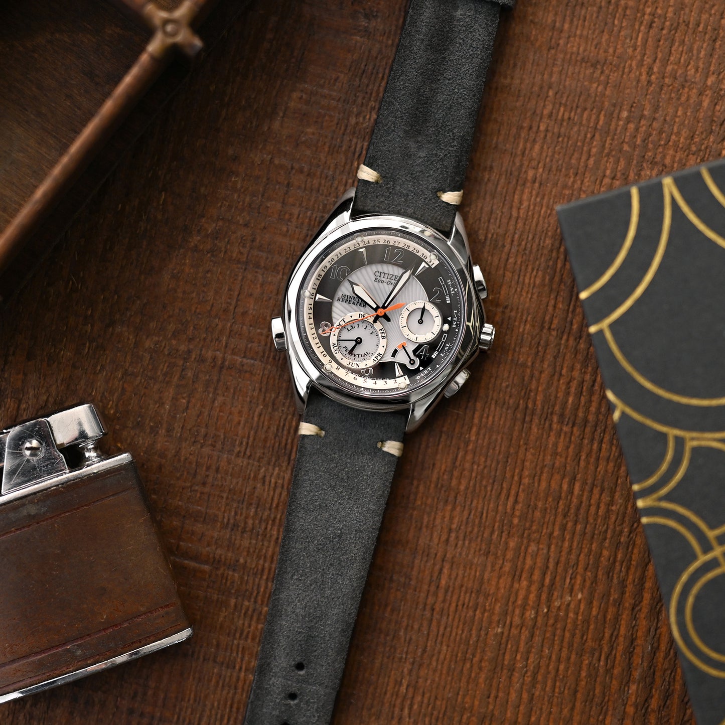 MiLTAT Grey Nubuck, Quick Release, Beige St. Sandblasted