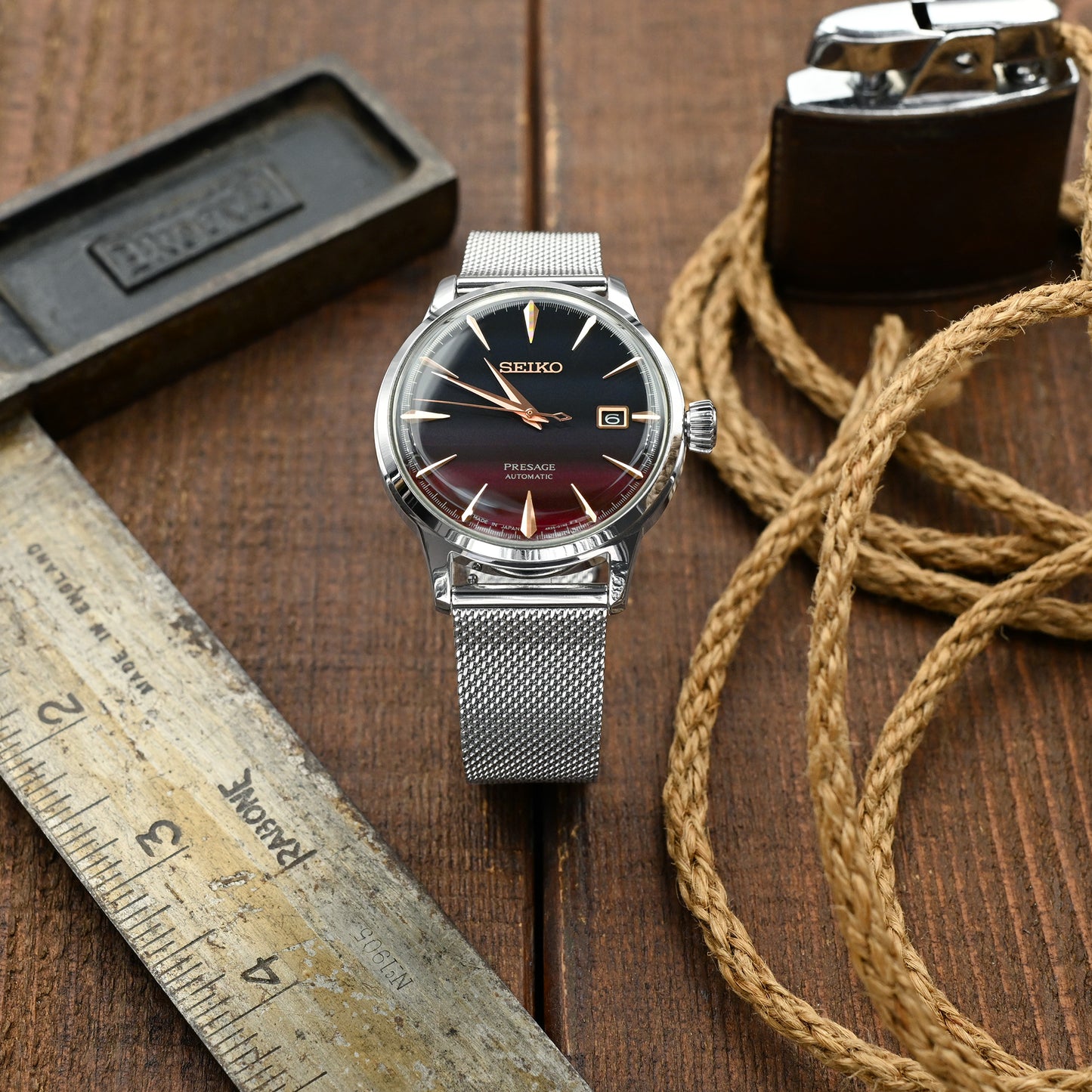 Quick Release Classic Superfine Wire Mesh Band, Polished