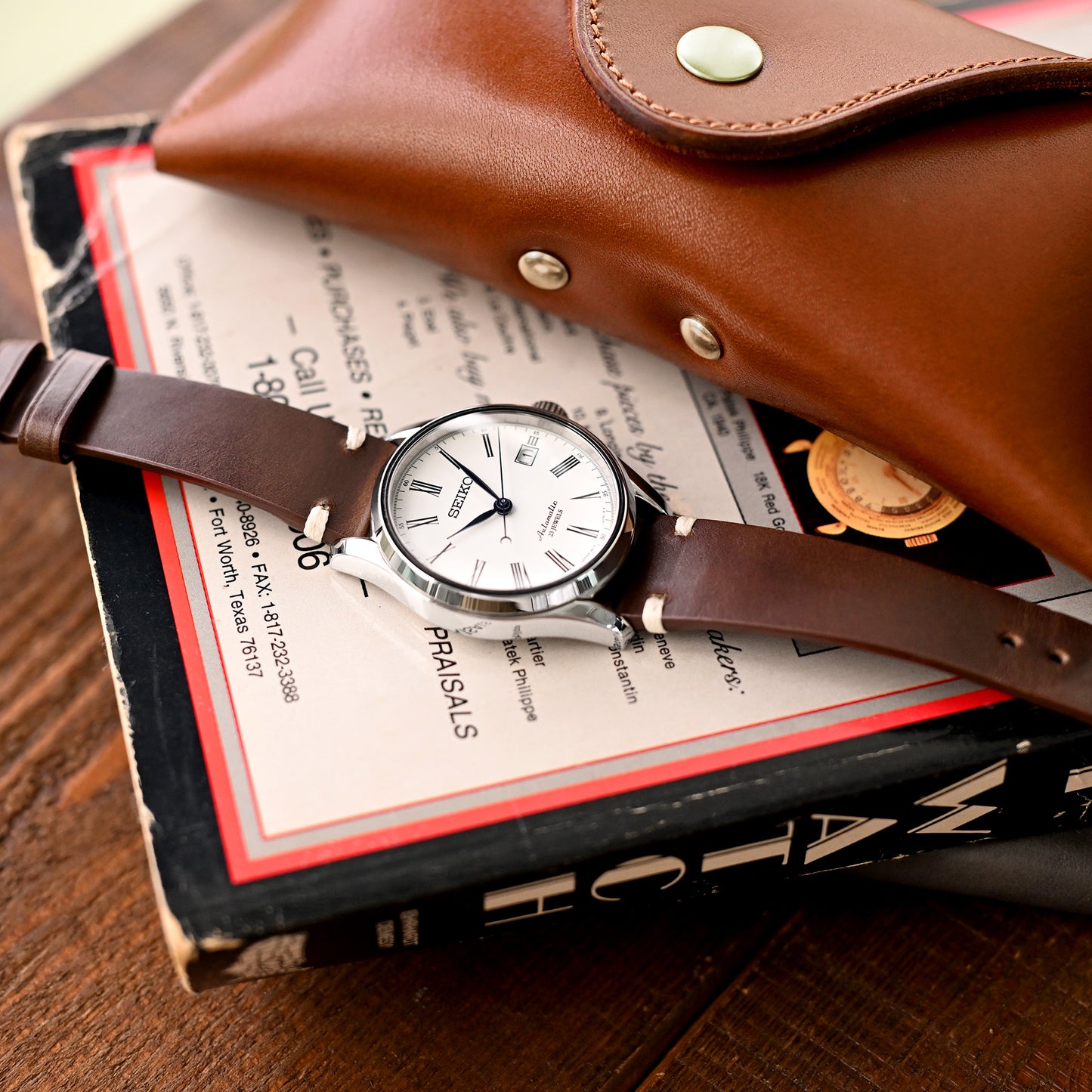 20mm Brown Quick Release Horween Chromexcel Watch Strap