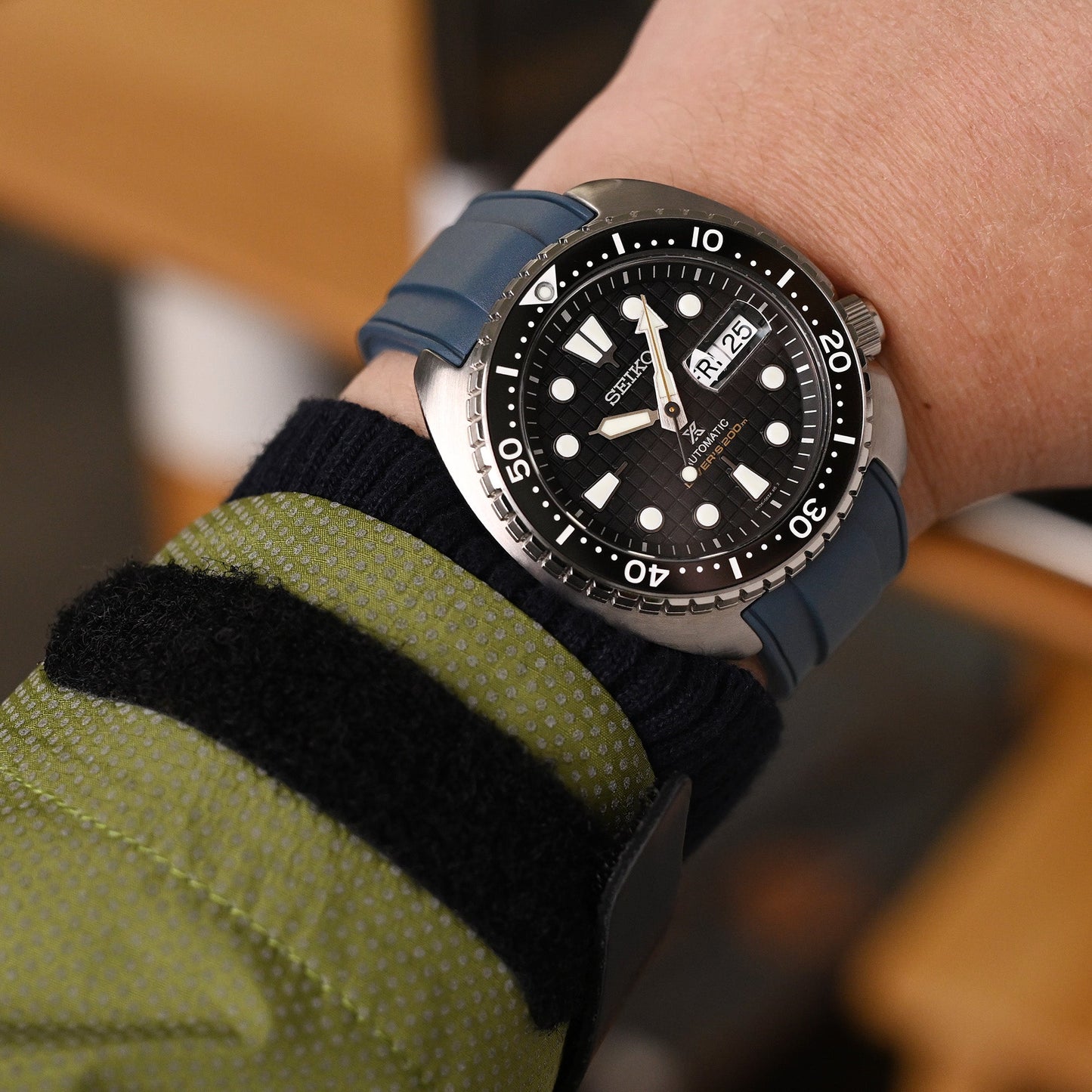 Seiko King Turtle Prospex SRPE03K1 Black Diver Ceramic Insert
