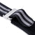 Black & Grey Nylon Hook-and-loop watch strap, Sandblasted