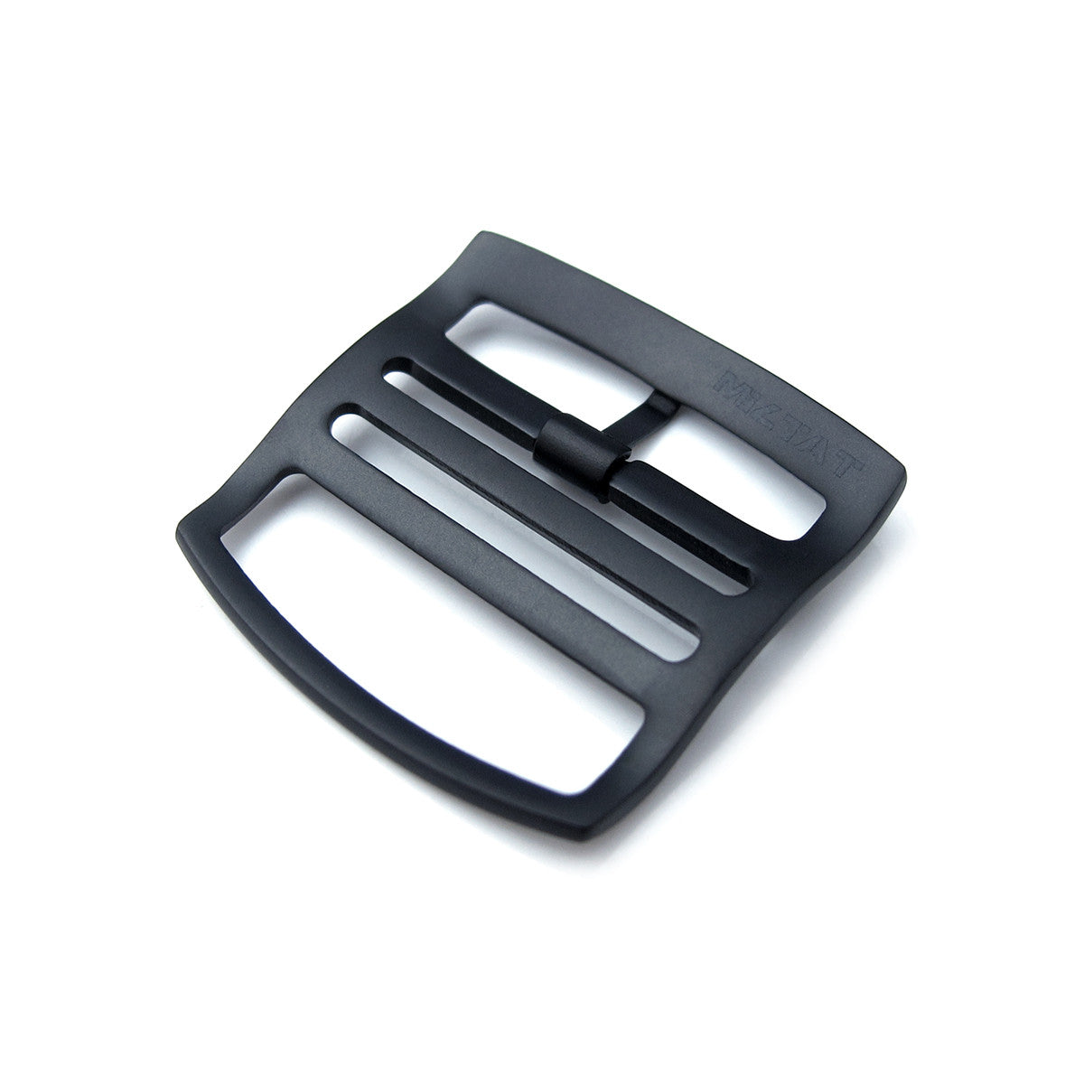 Ladder Lock Slider tang buckle, PVD Brushed Black