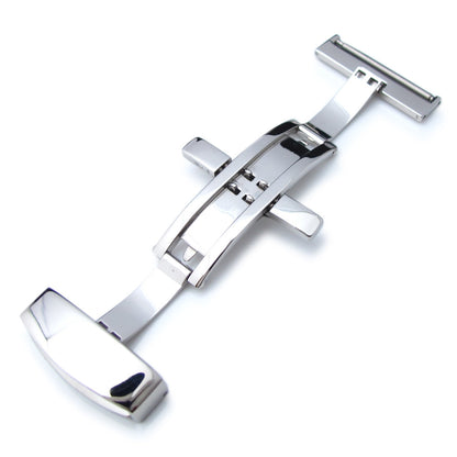 Double Lock Deployant Clasp with Button