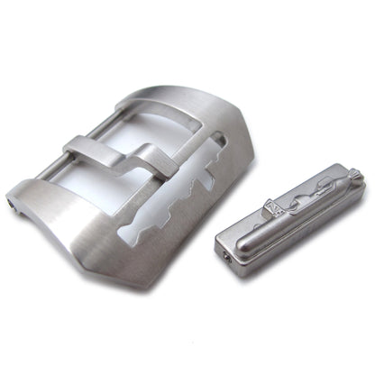 24mm SUB Embossed 316L Stainless Steel Tang Buckle
