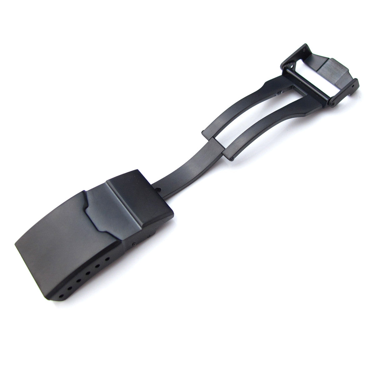Chamfer double locks diver's clasp, PVD
