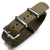 One-piece G10 Watch Band in Military Green