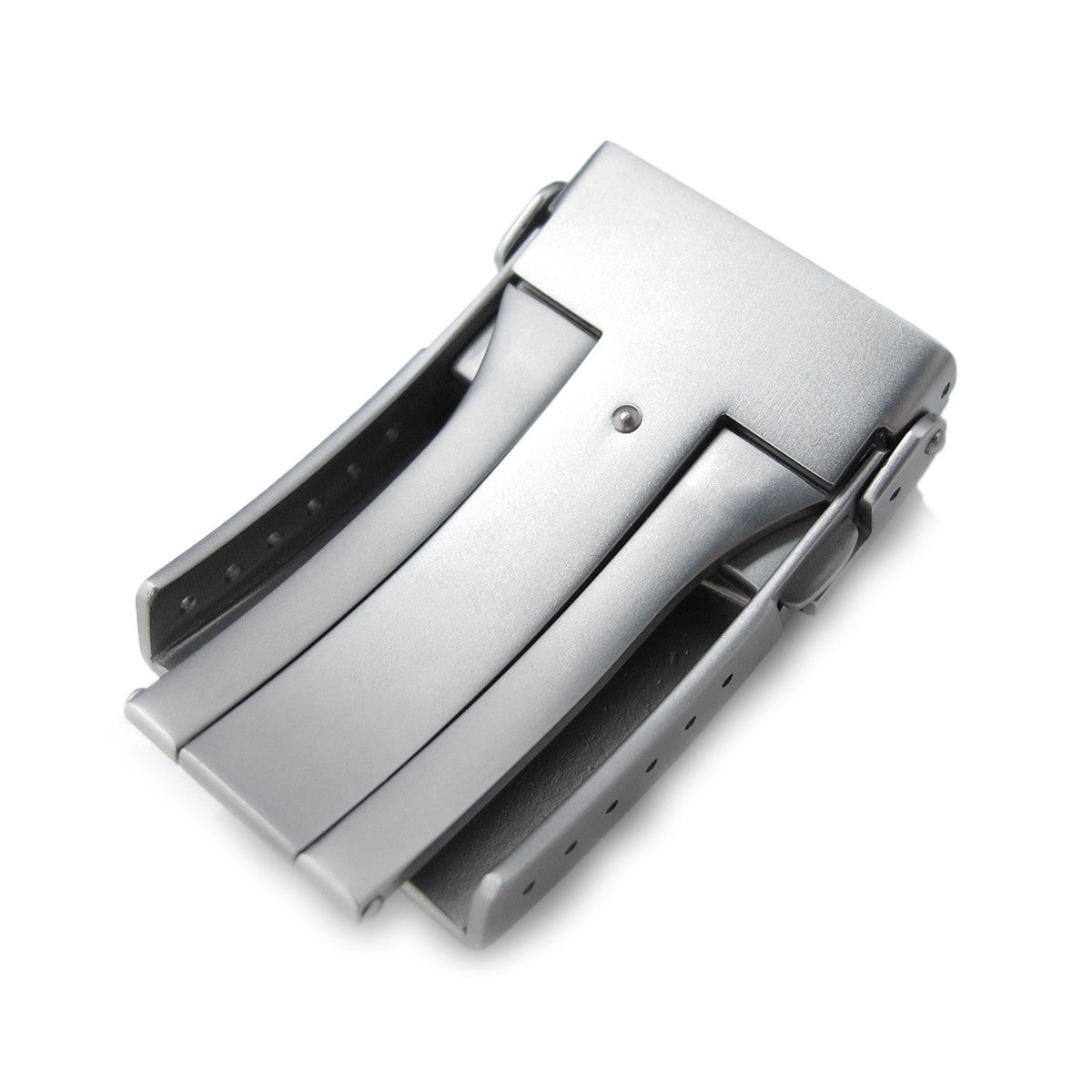 Diver Buckle V Clasp Button Double Lock, BL