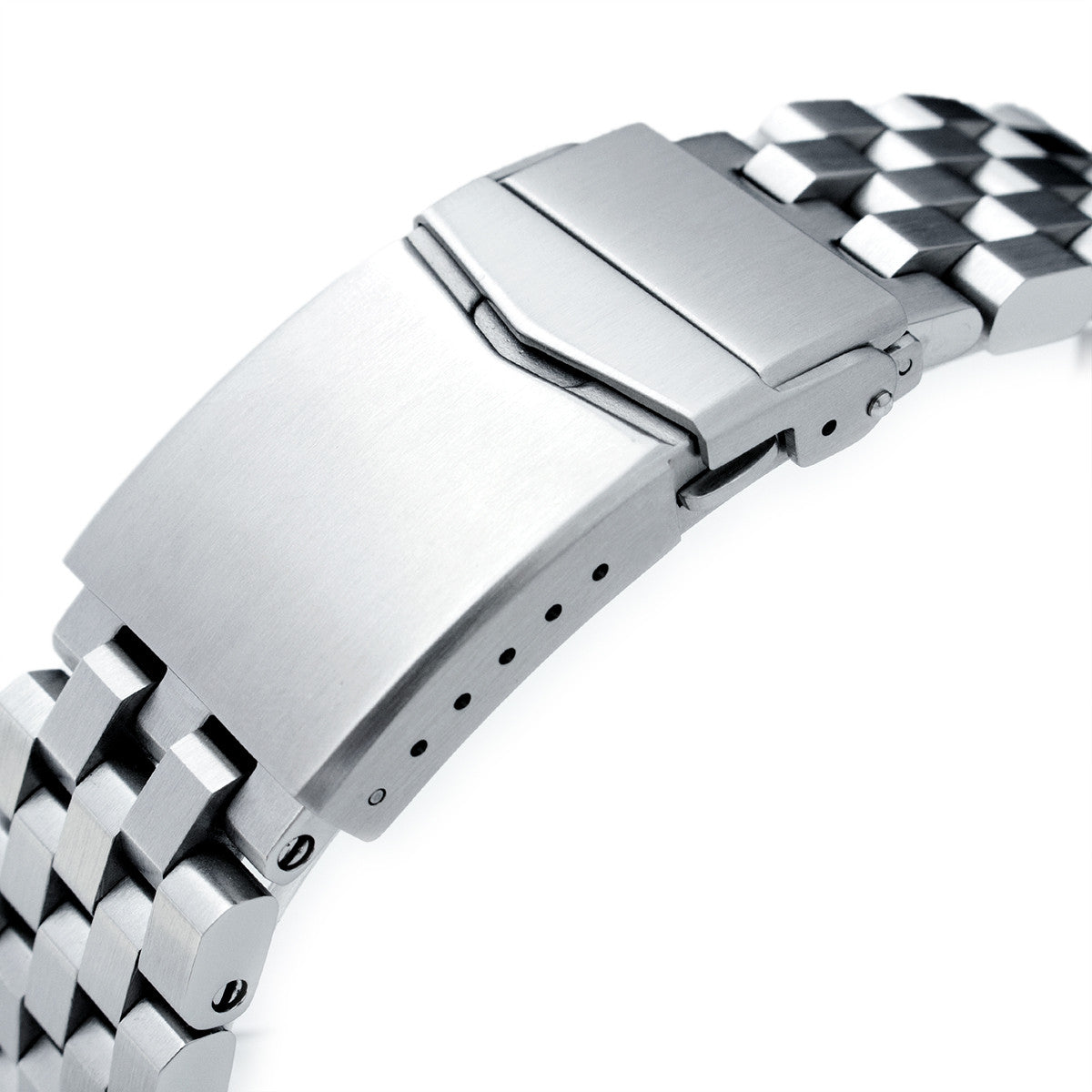 Super Engineer II for Seiko MM300 Prospex Marinemaster V-Clasp, Brushed