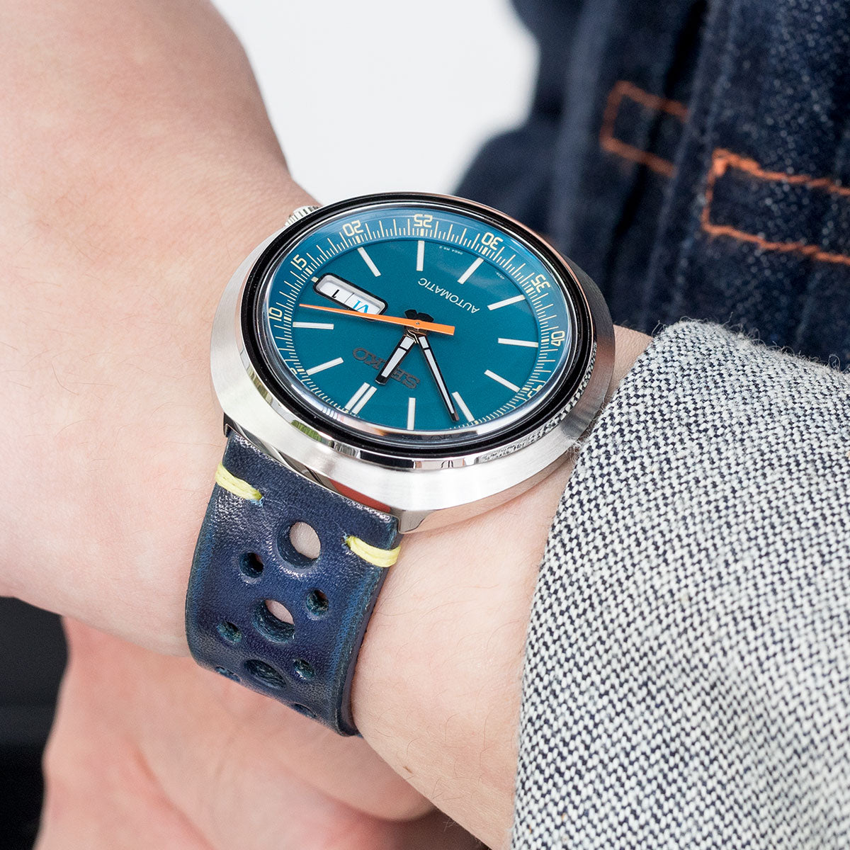 MiLTAT Italian Handmade Racer Vintage Blue, Yellow St.