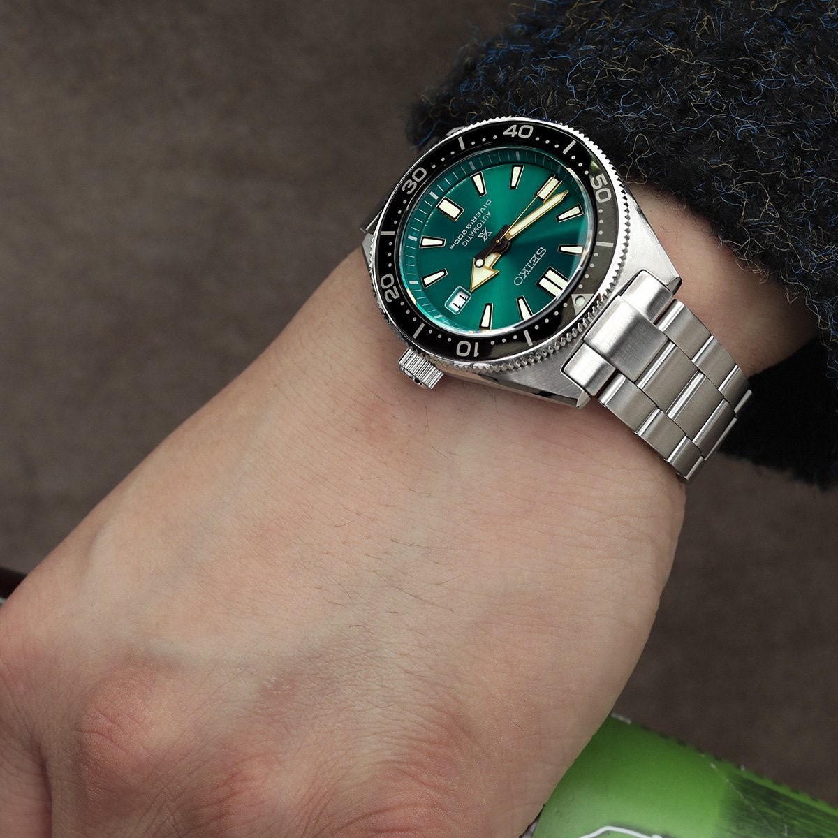 Super-O Boyer for Seiko SBDC053 aka modern 62MAS, V-Clasp, Brushed
