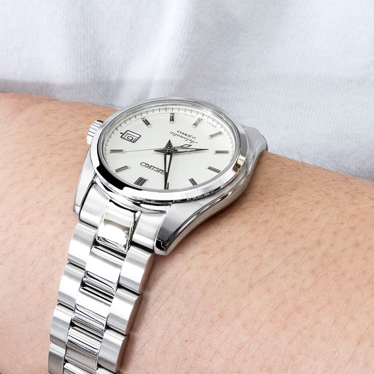 Seiko SARB035 Mechanical Automatic Ivory Dial Watch Taikonaut