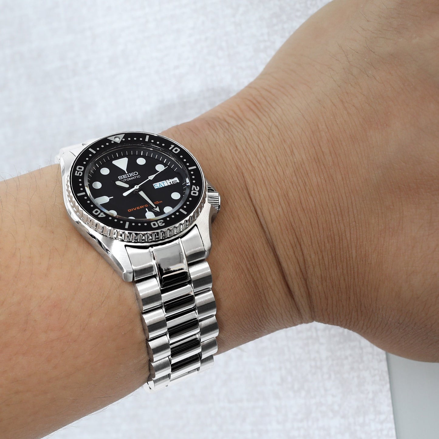 Seiko Mod SKX013 Curved End Endmill Bracelet | Strapcode