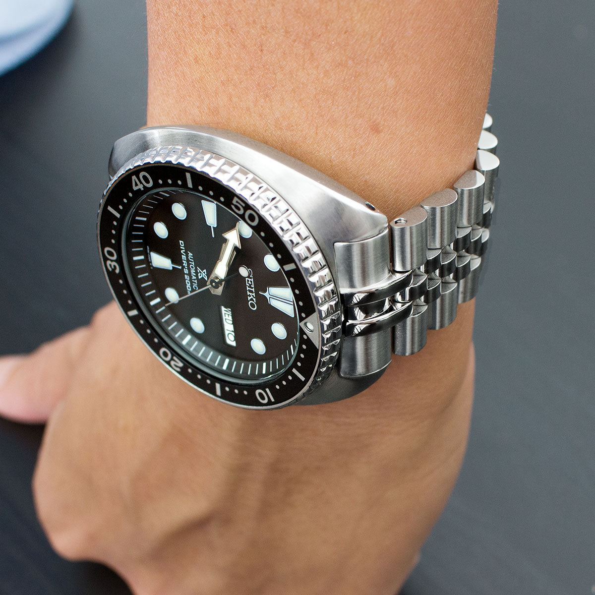 22mm Super-J Louis compatible with Seiko SRP777, Diver B