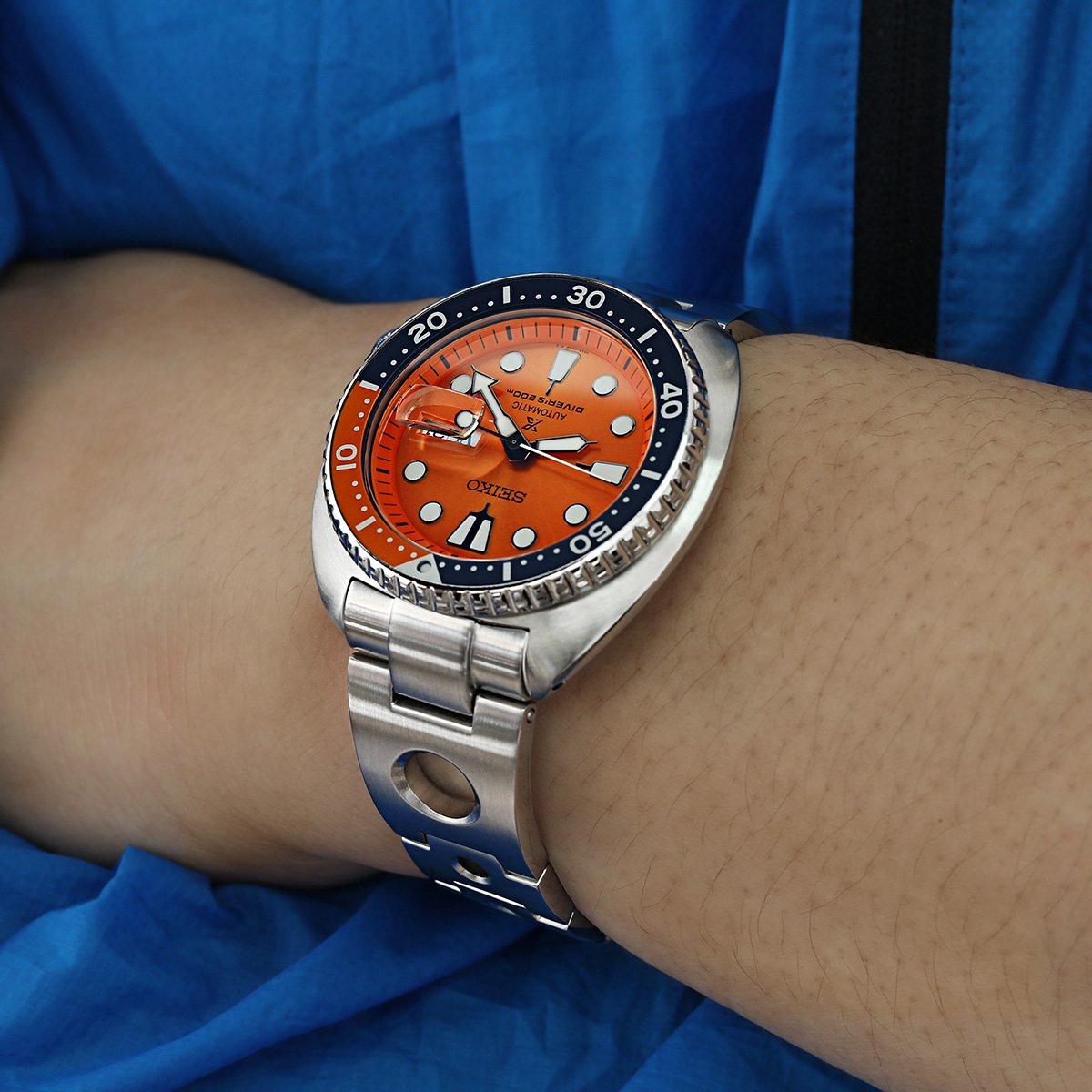 Seiko Mods New Turtle SRP777 Rollball Curved End Watch Band| Strapcode