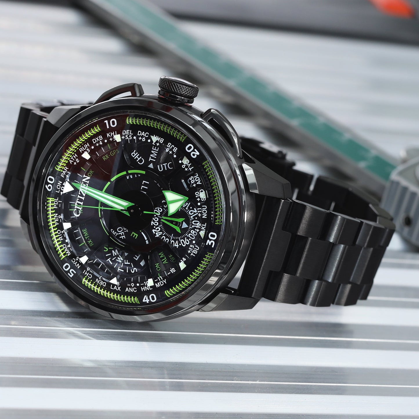 Citizen Eco-Drive Satellite Wave GPS satellite-synchronized movement F990