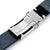 20mm or 22mm MiLTAT Black Genuine Leather One-piece Suede Quick Release Watch Strap V-Clasp Taikonaut Watch Bands