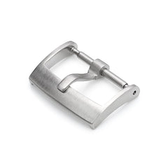 16mm, 18mm Solid 316L Stainless Steel Classic 2mm-Tongue Buckle, Brushed
