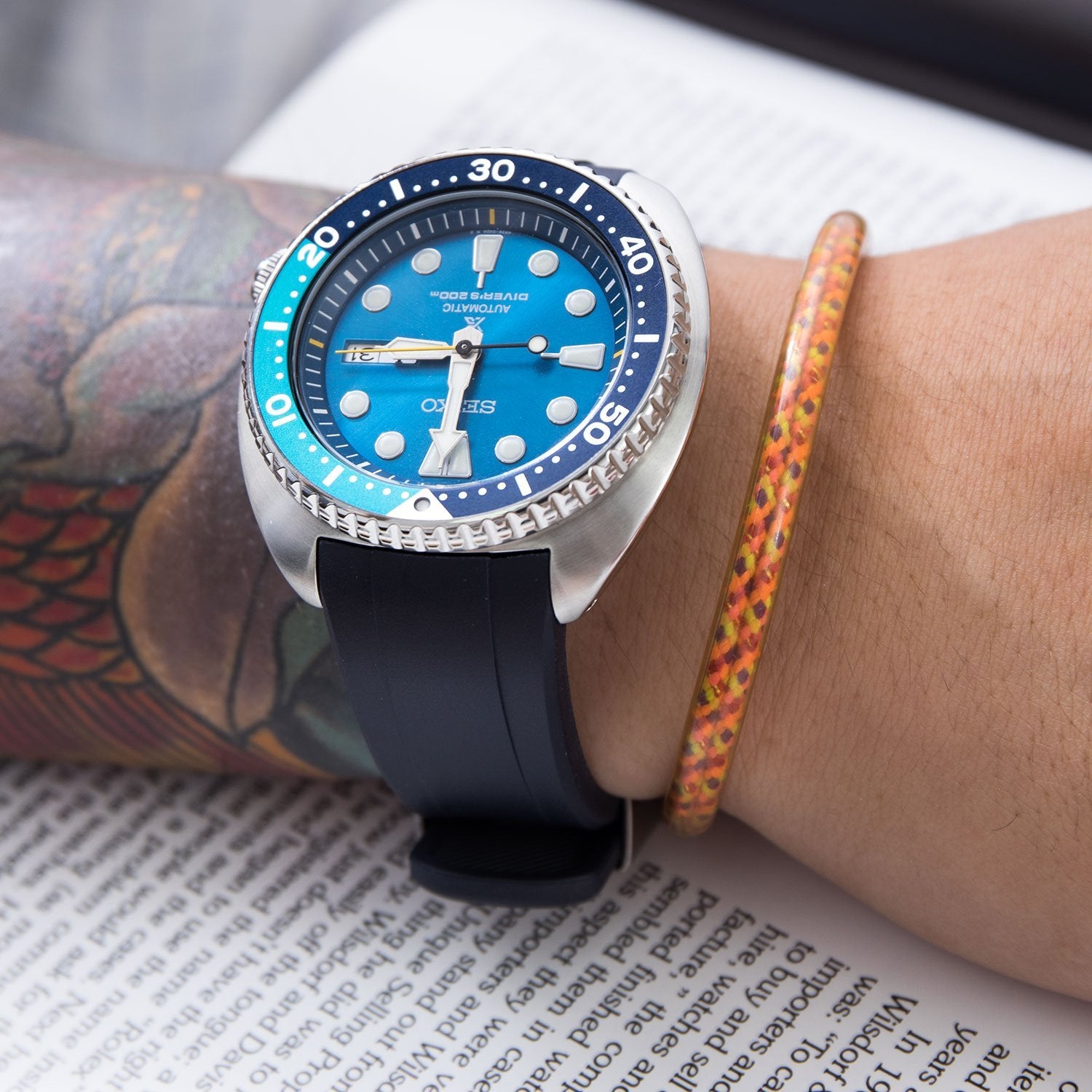 Seiko New Turtle Prospex SRPB11 Blue Lagoon