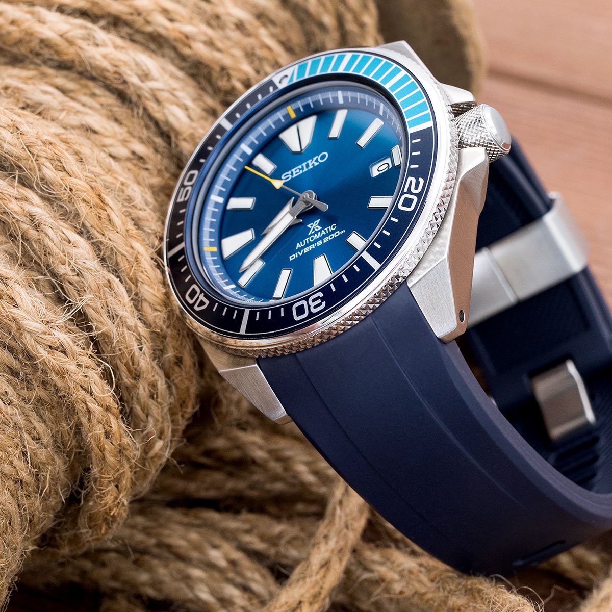 Seiko Prospex Samurai SRPB09 Blue Lagoon