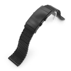 Massy Mesh Band, Wetsuit Ratchet Buckle, PVD Black
