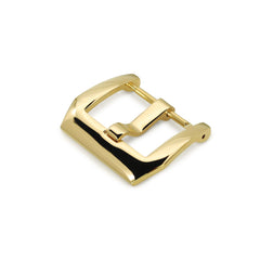 20mm Tang Watch Buckles Watch Strap Polish Gold Pin Buckle | Strapcode