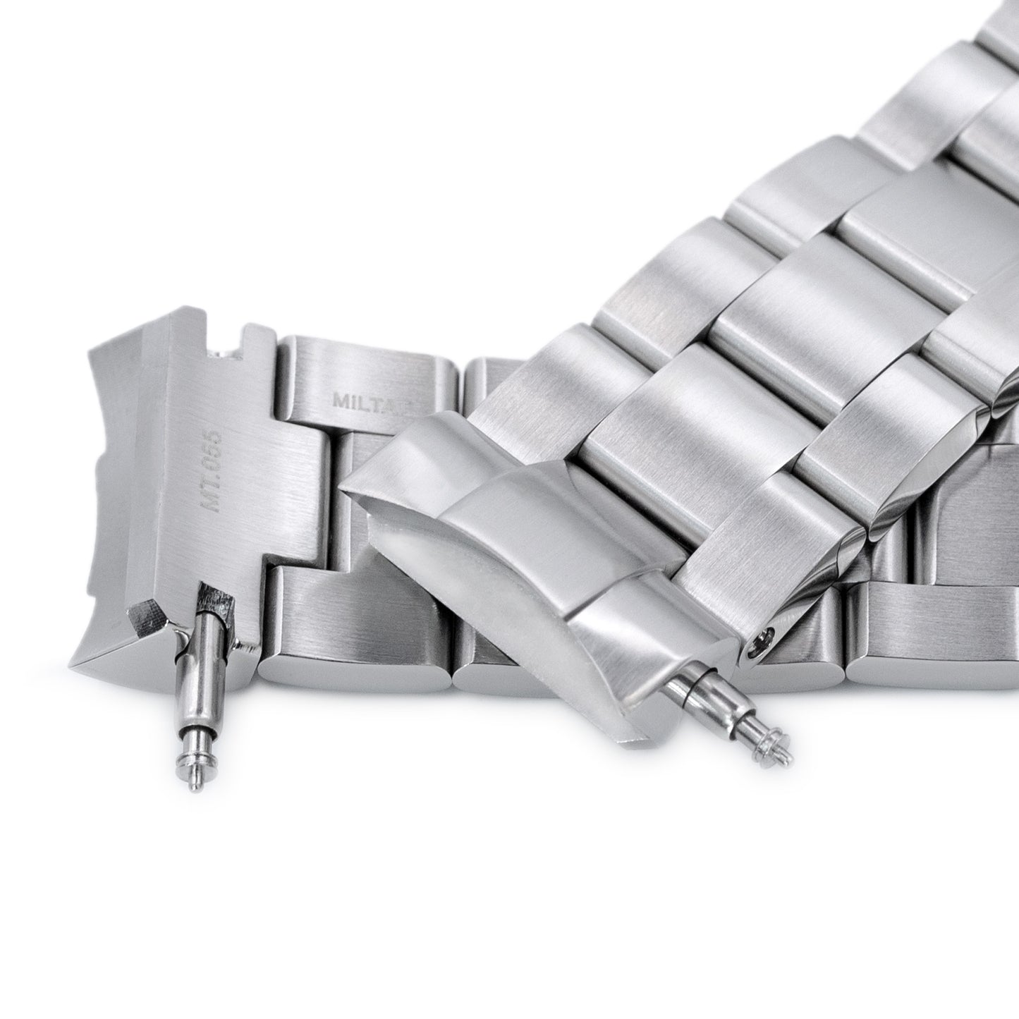 Super-O Boyer for Seiko MM300 Prospex Marinemaster V-Clasp, Brushed
