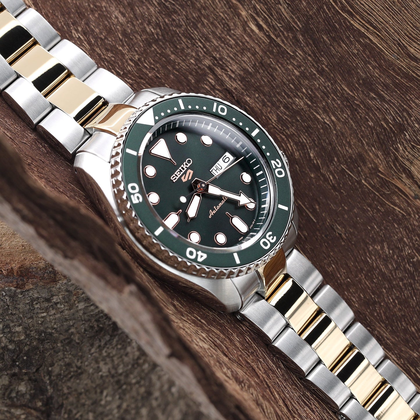 Seiko 5 Sports SRPD63K1/ SBSA013 Green Sports Style new Cal. 4R36