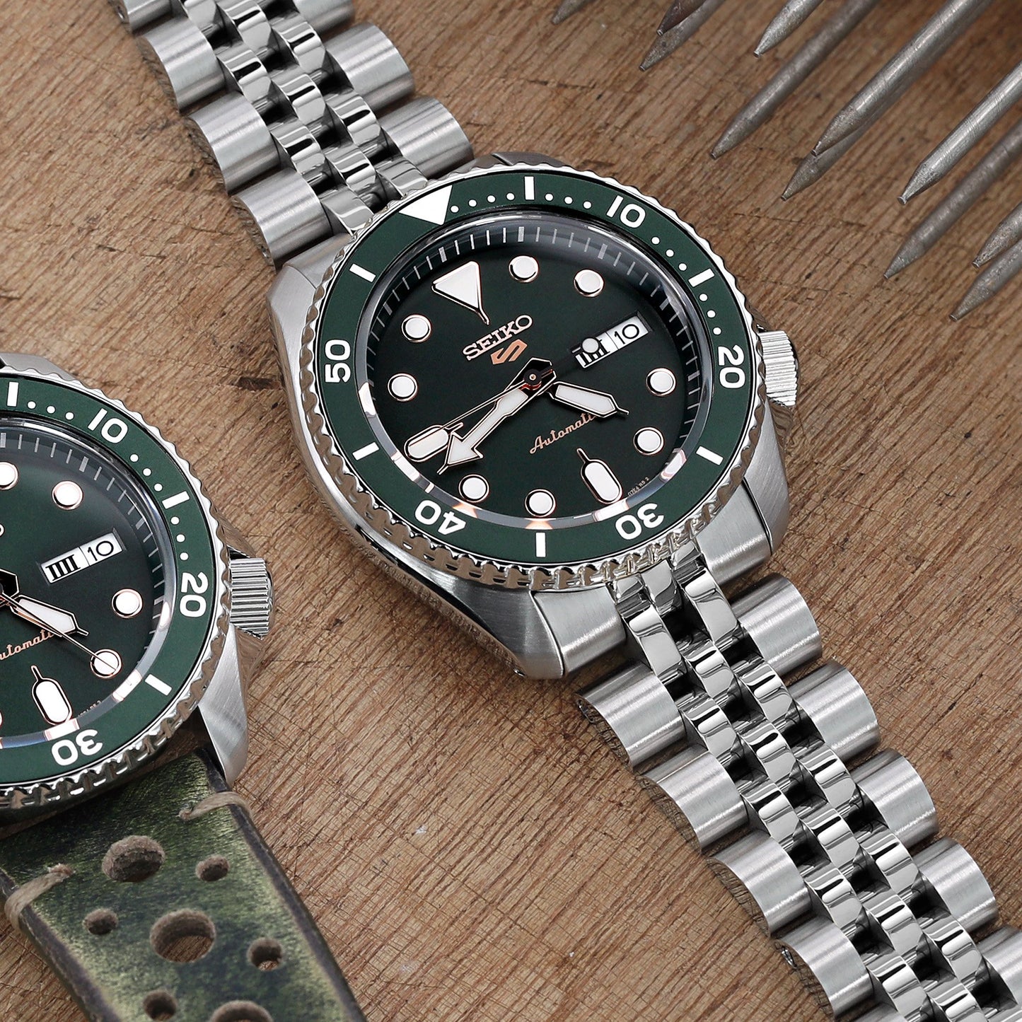 Seiko 5 Sports SRPD63K1/ SBSA013 Green Sports Style new Cal. 4R36