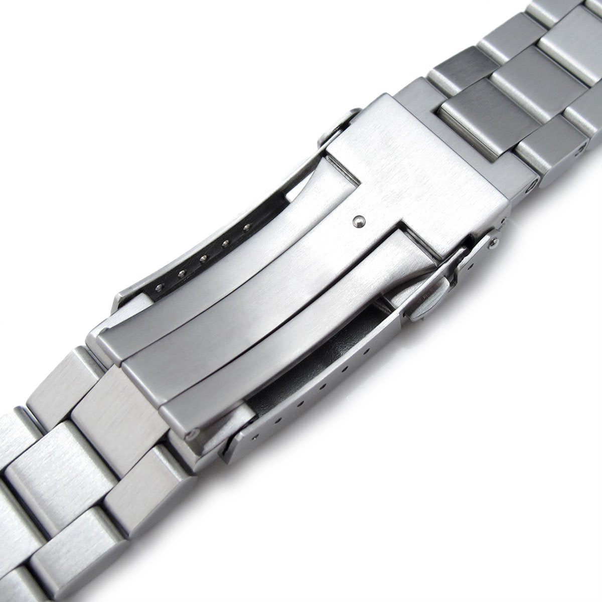 Hexad for Seiko Samurai SRPB51, Brushed & Polished SUB Clasp