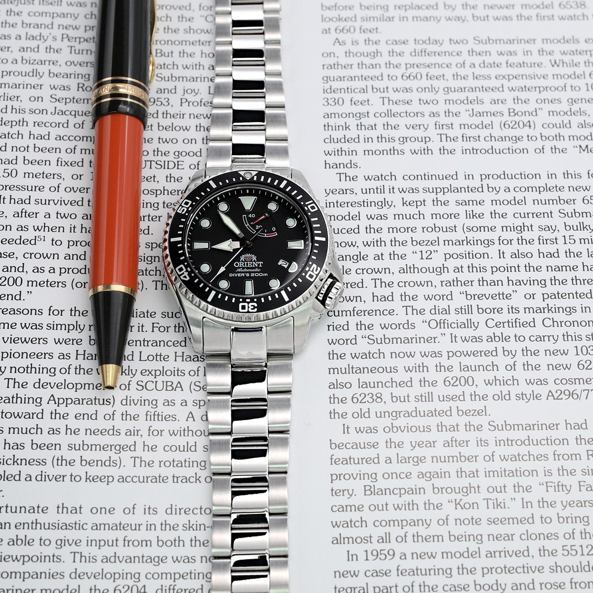 Orient Triton Stainless Curved End Bracelet Super-O Boyer| Strapcode