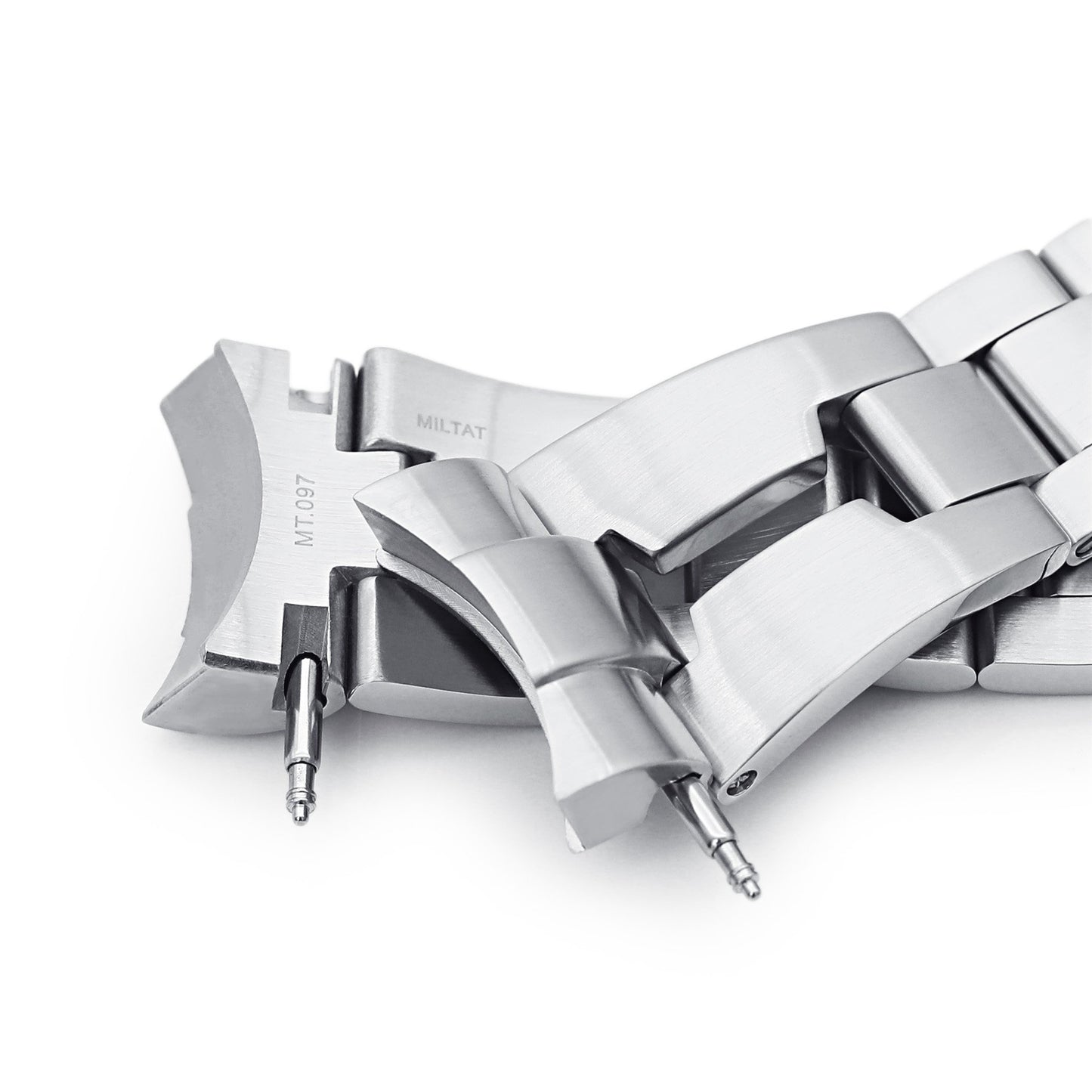 TUD BB 79230 Curved End Retro Shaver Blade Bracelet | Strapcode