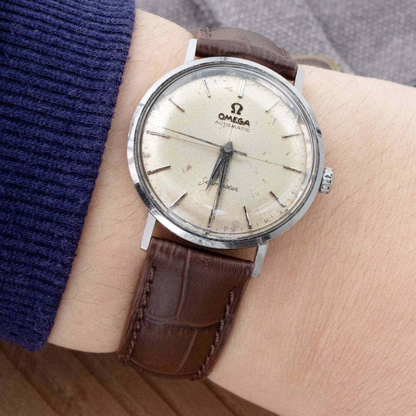Vintage Omega Seamaster Automatic Crosshair Dial