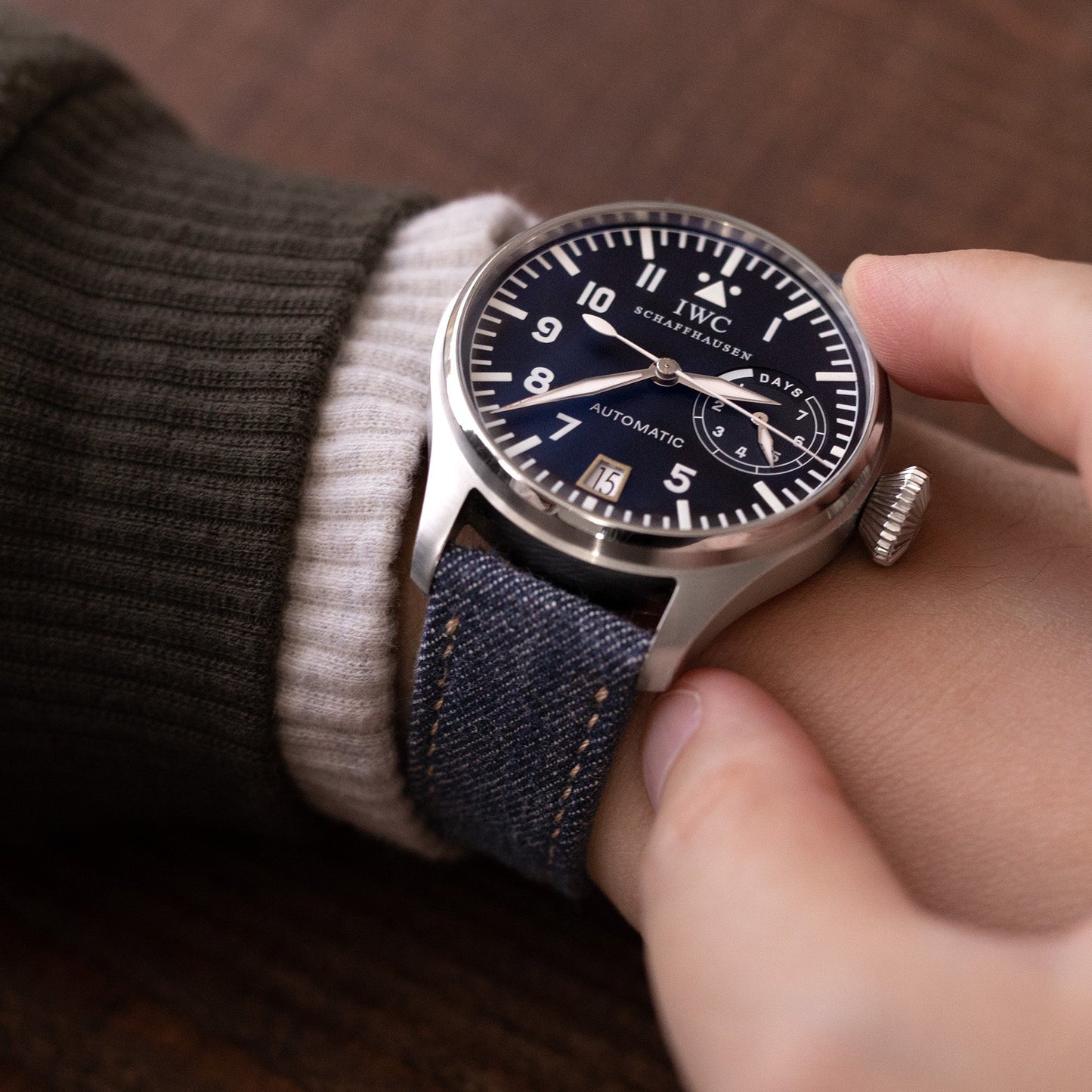 IWC Big Pilot watch 5002 46mm 7 Day Power Reserve