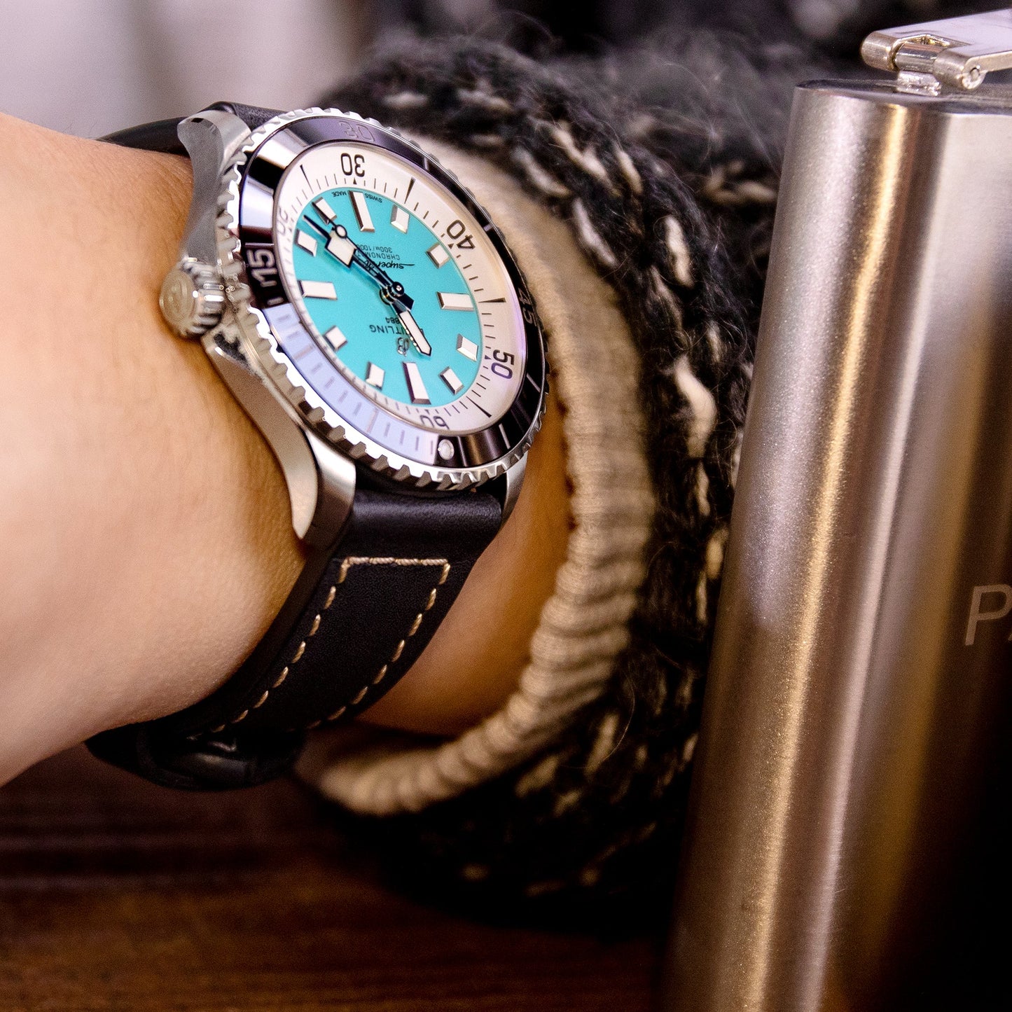 Breitling SuperOcean Automatic 44 Turquoise Blue