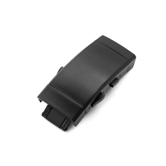 18mm 316L Stainless Steel Wetsuit Ratchet Buckle Button Control diver extension clasp, Diamond-like Carbon