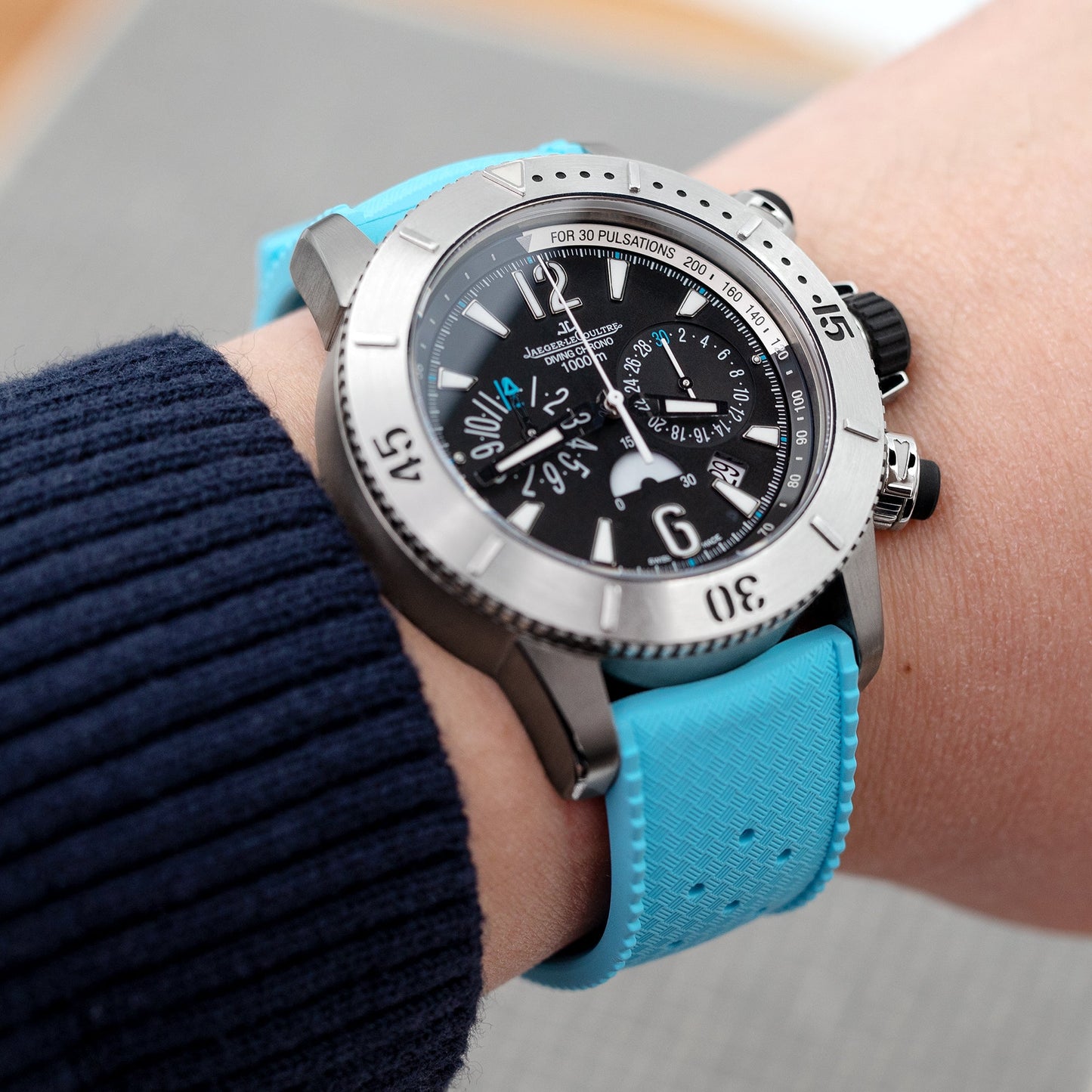 Jaeger LeCoultre Master Compressor Diver Chronograph Titanium Q186T670