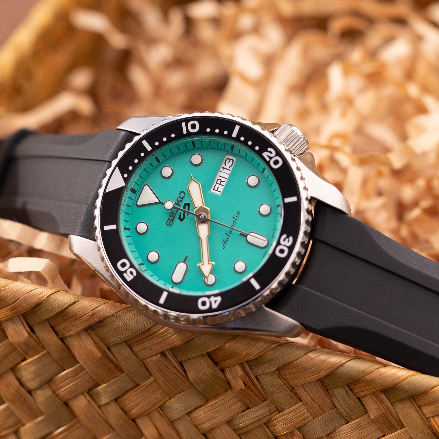 Seiko 5 Sports 38mm SRPK33 Teal Green